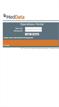 Mobile Screenshot of portal.meddata.com
