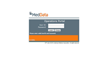 Tablet Screenshot of portal.meddata.com